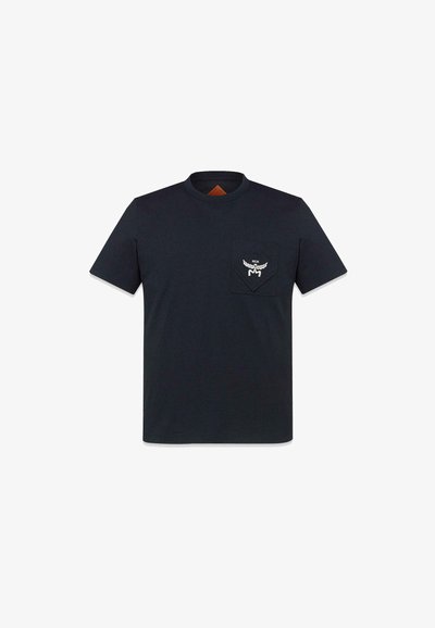 MCM ESSENTIAL MIT LOGO - T-shirt print - blue