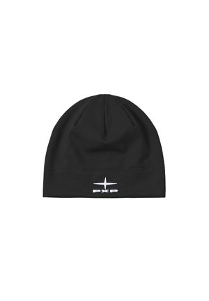 Bonnet noir avec un logo étoile blanche et les lettres PXP au centre devant.