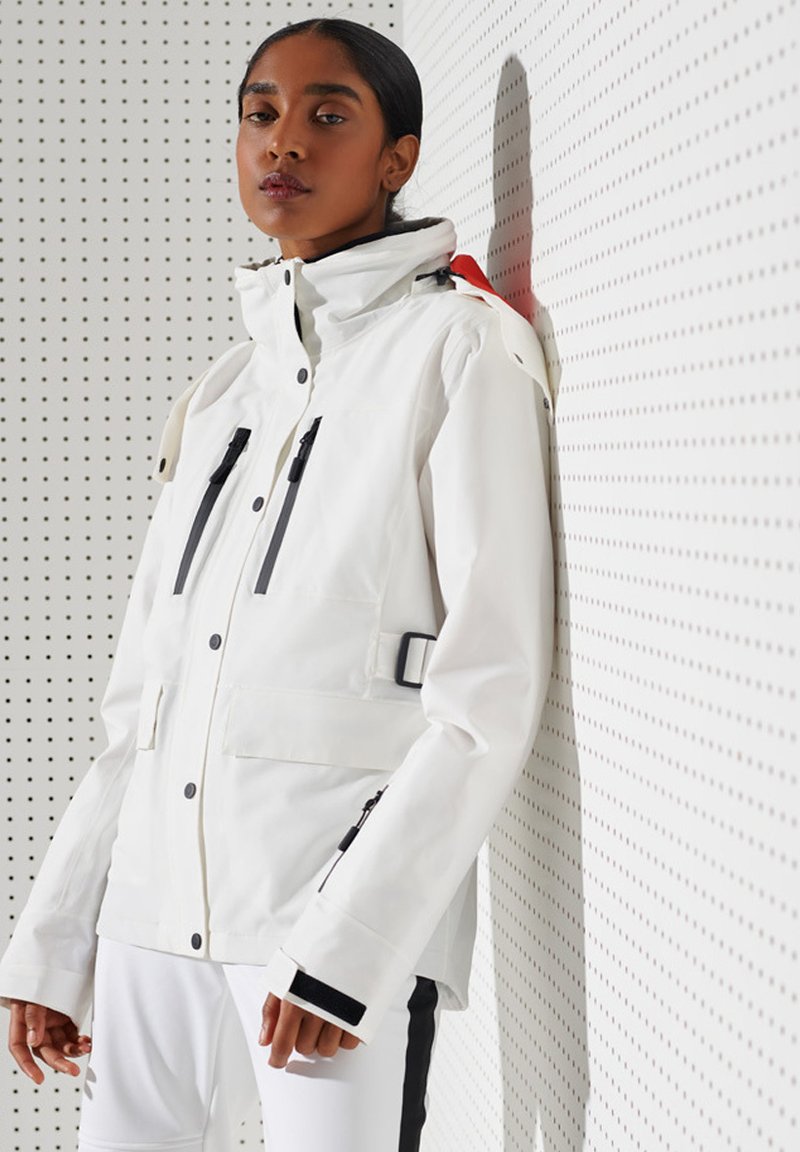 Damen Sportbekleidung | Superdry Snowboardjacke white/weiß - UI24299 Damen Sportbekleidung | Superdry Snowboardjacke white/weiß - UI24299