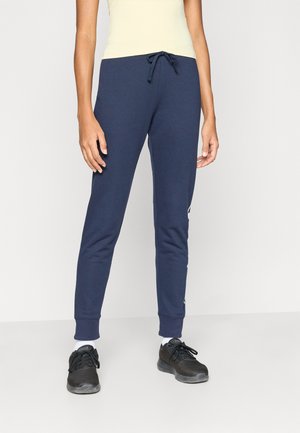 BASICS CUFF PANTS LARGE LOGO - Teplákové kalhoty - dark navy