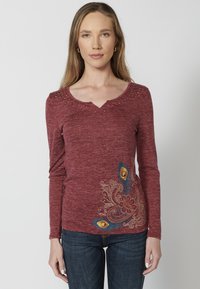 Hosszú ujjú felső - granate maroon