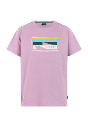 RAY  - T-shirt print - plum mauve