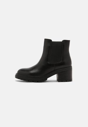 Geox DAMIANA - Platform ankle boots - black