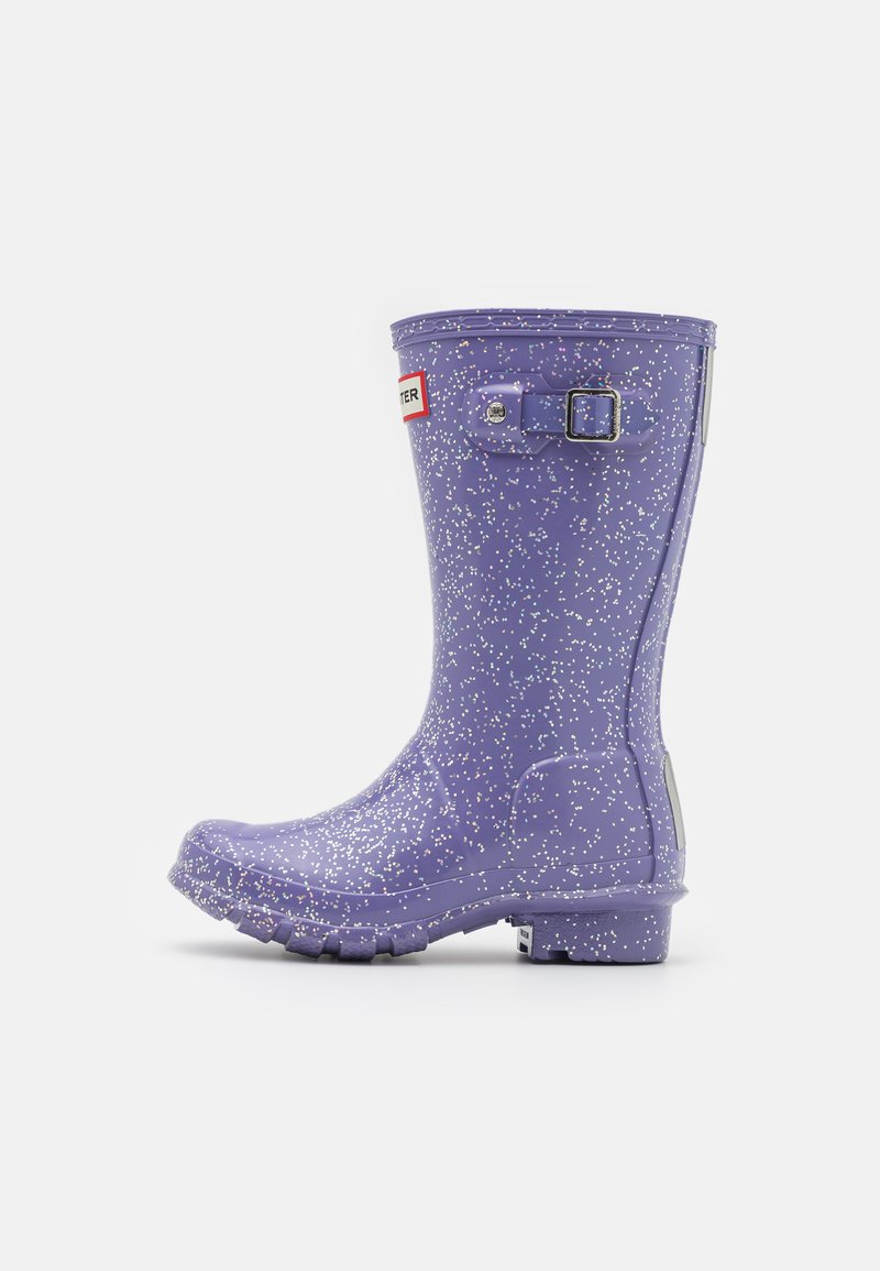 Hunter ORIGINAL KIDS GIANT GLITTER WELLINGTON BOOTS Wellies iridescent purple/purple