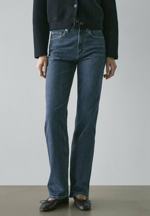 HIGH-WAIST COMFORT - Jeans Straight Leg - blue