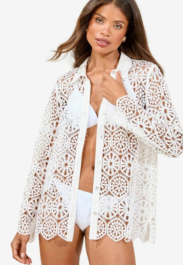 REGULAR FIT - LONGLINE COVER-UP  - Strandaccessoire