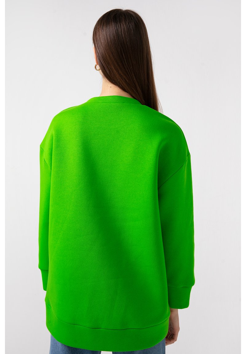 Damen Sweatshirts | Touché Privé GRANNY SQUARE SWEATSHIRT Sweatshirt green/grün - XQ40655 Damen Sweatshirts | Touché Privé GRANNY SQUARE SWEATSHIRT Sweatshirt green/grün - XQ40655