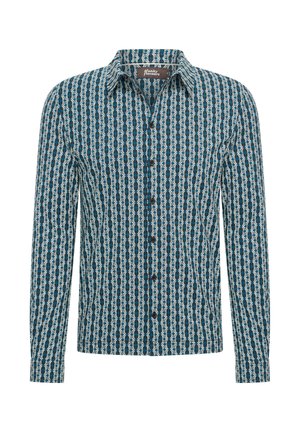 WHAT ABOUT MY LOVE - WITH PRINT - Camisa - blue