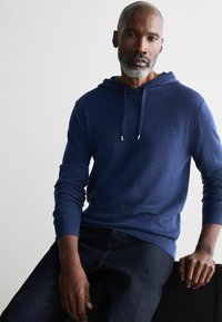 Next REGULAR FIT SIGNATURE - Bluză de molton - blue