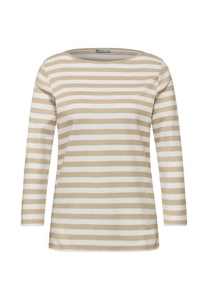 GESTREIFTES - Maglietta a manica lunga - beige