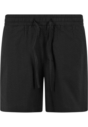 Urban Classics SEERSUCKER  - Shorts - black