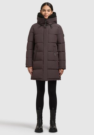 KELSI - Wintermantel - moody plum