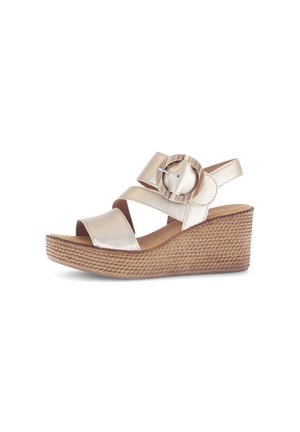 Wedge sandals - beige