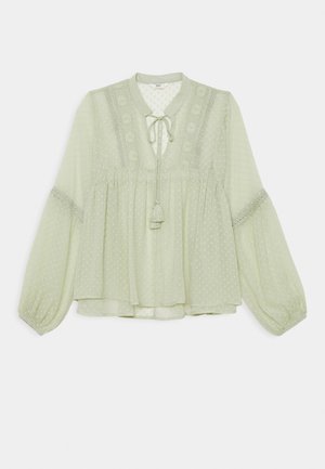 ONLELISA V NECK BLOUSE - Blůza - desert sage