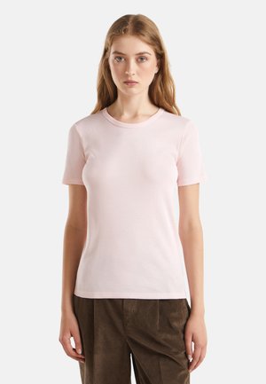 United Colors of Benetton LONG FIBER - Jednoduché tričko - pink