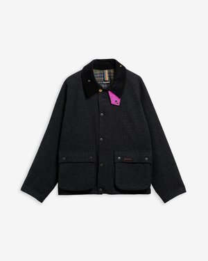 Barbour, PAUL SMITH LOVES BARBOUR TRANSPORT WOOL JACKET - Леко яке - charcoal