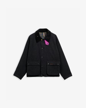Barbour, PAUL SMITH LOVES BARBOUR TRANSPORT WOOL JACKET - Леко яке - charcoal
