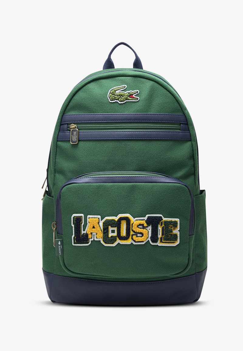 Lacoste VARSITY BACKPACK UNISEX - Skoletasker - vert