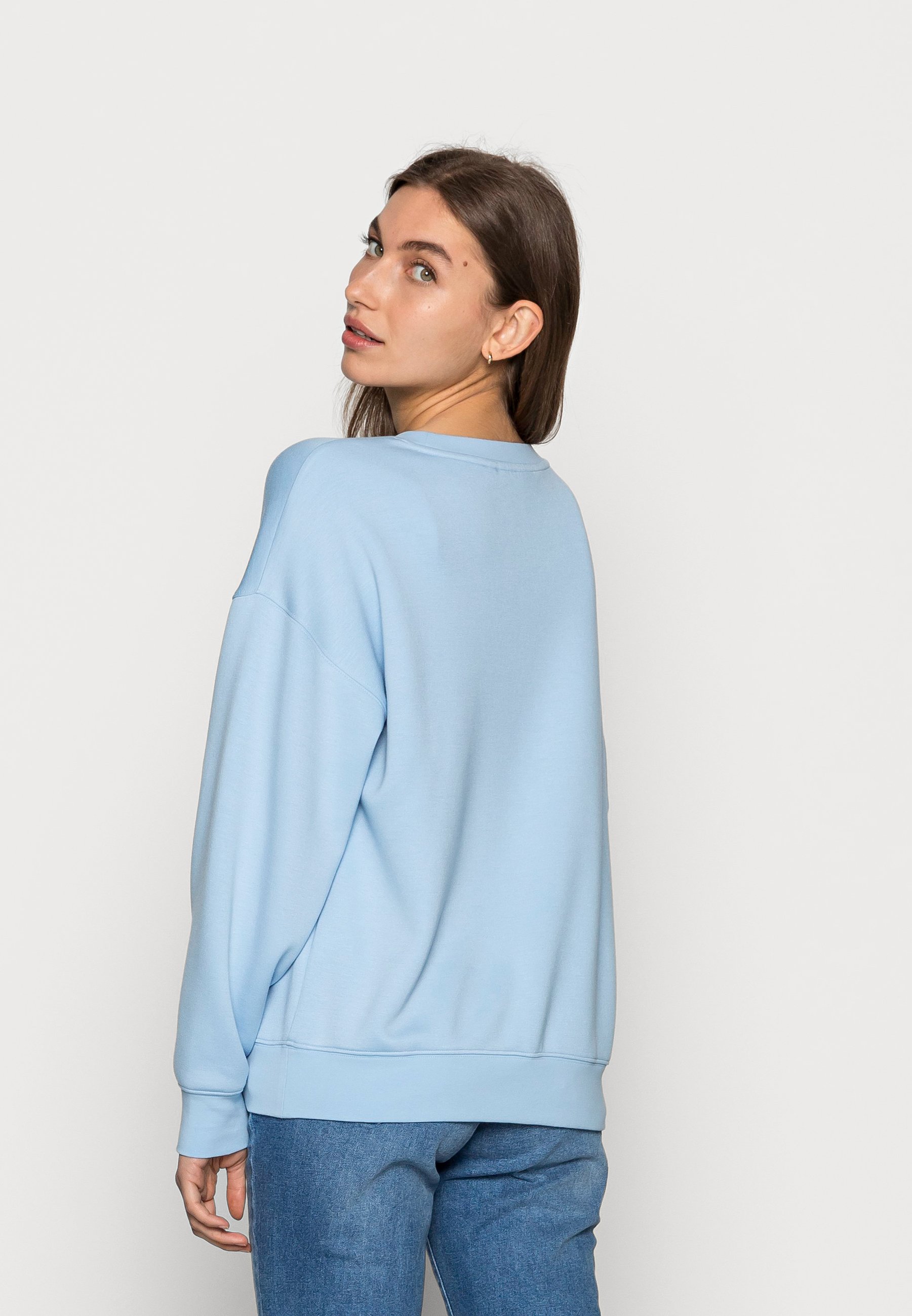 powder blue sweatshirt womens