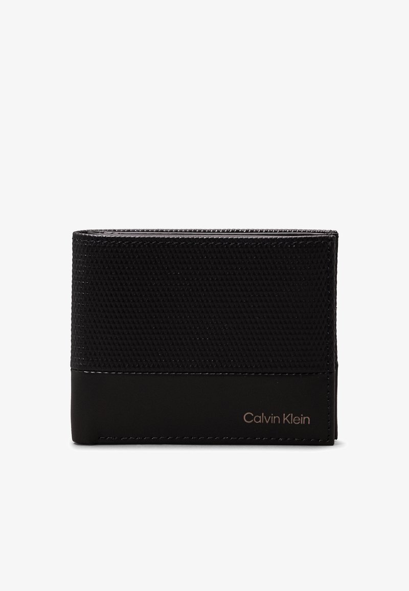 Calvin Klein RFID BILLFOLD - Portefeuille - ck black diamond texture