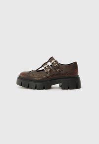Slip-ons - burgundy brushed