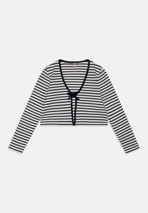 ONLY GIRLS KOGNELLA STRIPED - Gilet - cloud dancer/night sky