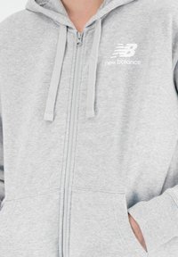 New Balance Felpa con zip - mottled grey