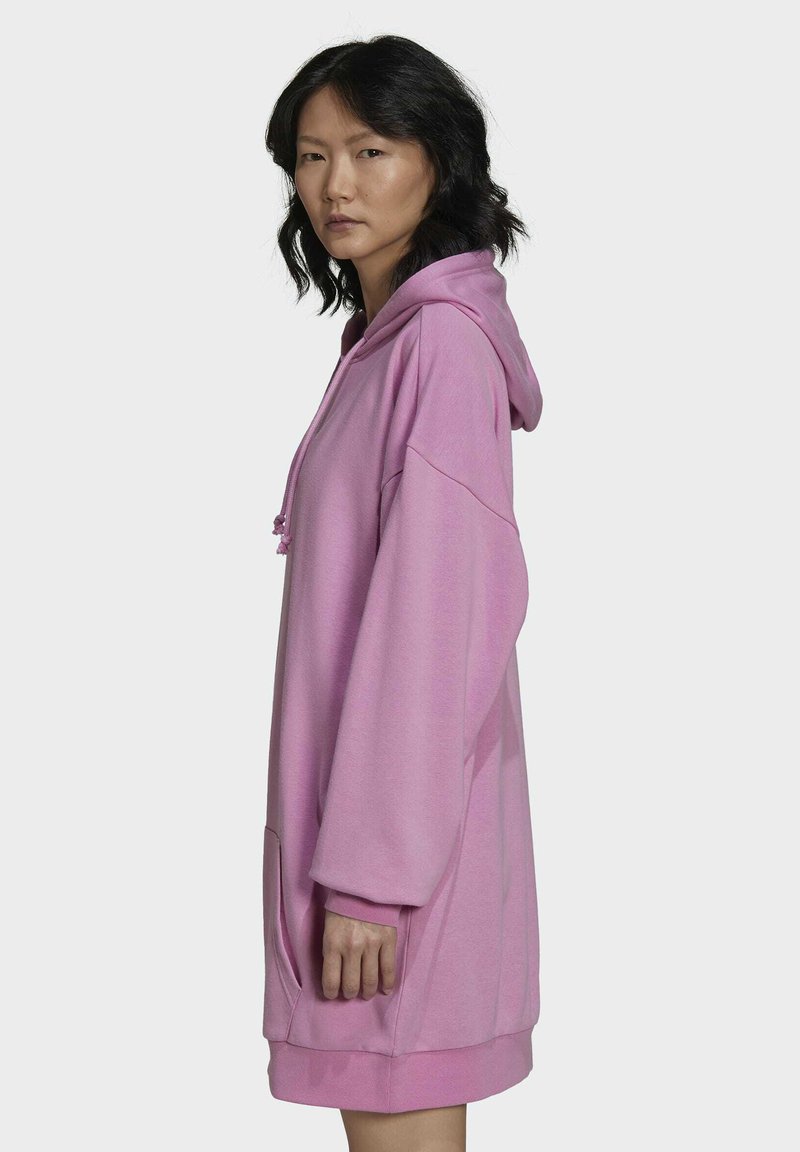 adidas Originals HOODIE DRESS - Day dress - purple/pink - Zalando