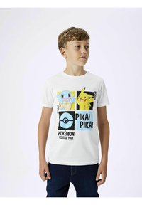 TWO SOON POKÉMON - T-shirt imprimé - bright white