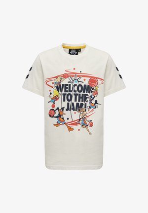 HMLSPACE JAM TRES - T-shirt imprimé - marshmallow