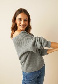 Friends Like These OFF THE SHOULDER - Pulover - grey
