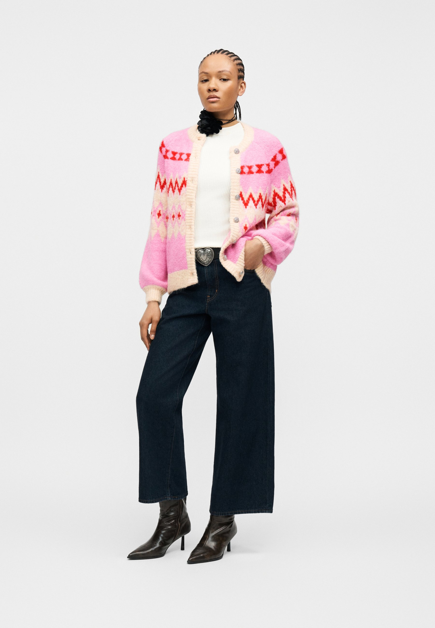 YAS YASMASHI - Cardigan - begonia pink/pink - Zalando