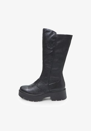 Bata Stivali con plateau - nero