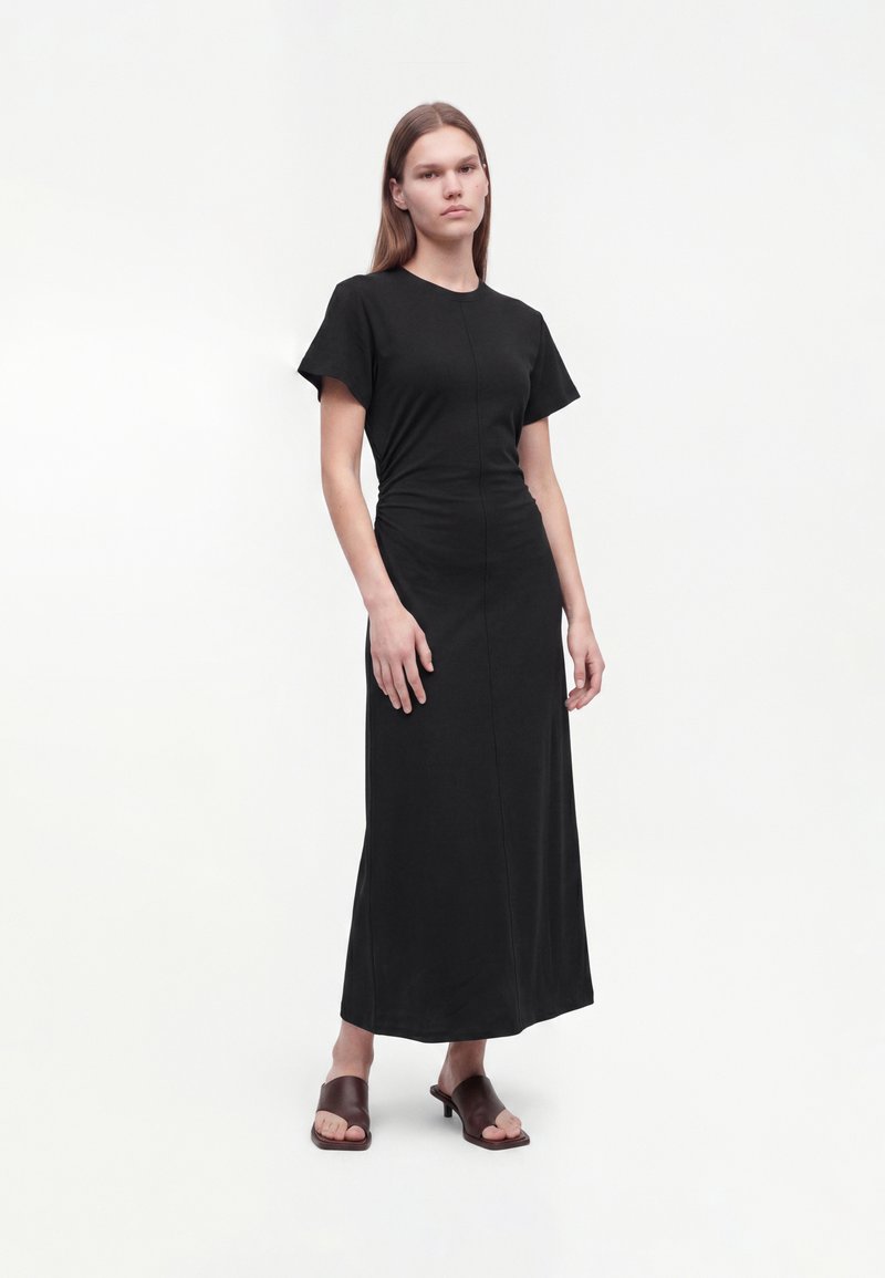 new look jersey dress Black Jersey Sleeveless Midi Dress