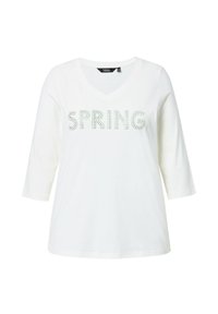 SPRING STUDDED 3/4 SLEEVE - Camiseta de manga larga - off white