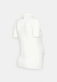 Pieces Maternity PMKYLIE TNECK - T-shirt básica - cloud dancer