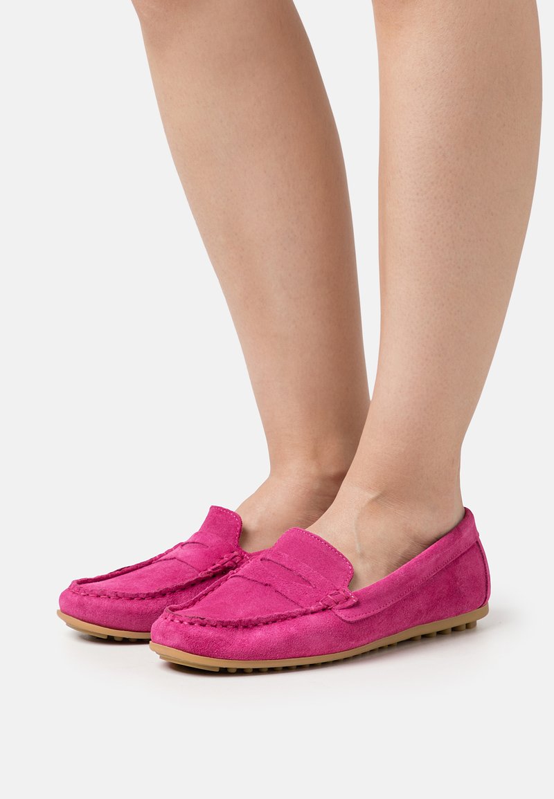 Anna Field LEATHER Moccasins pink Zalando.co.uk