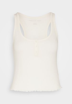 American Eagle, HENLEY TANK SOLIDS - Top - cream