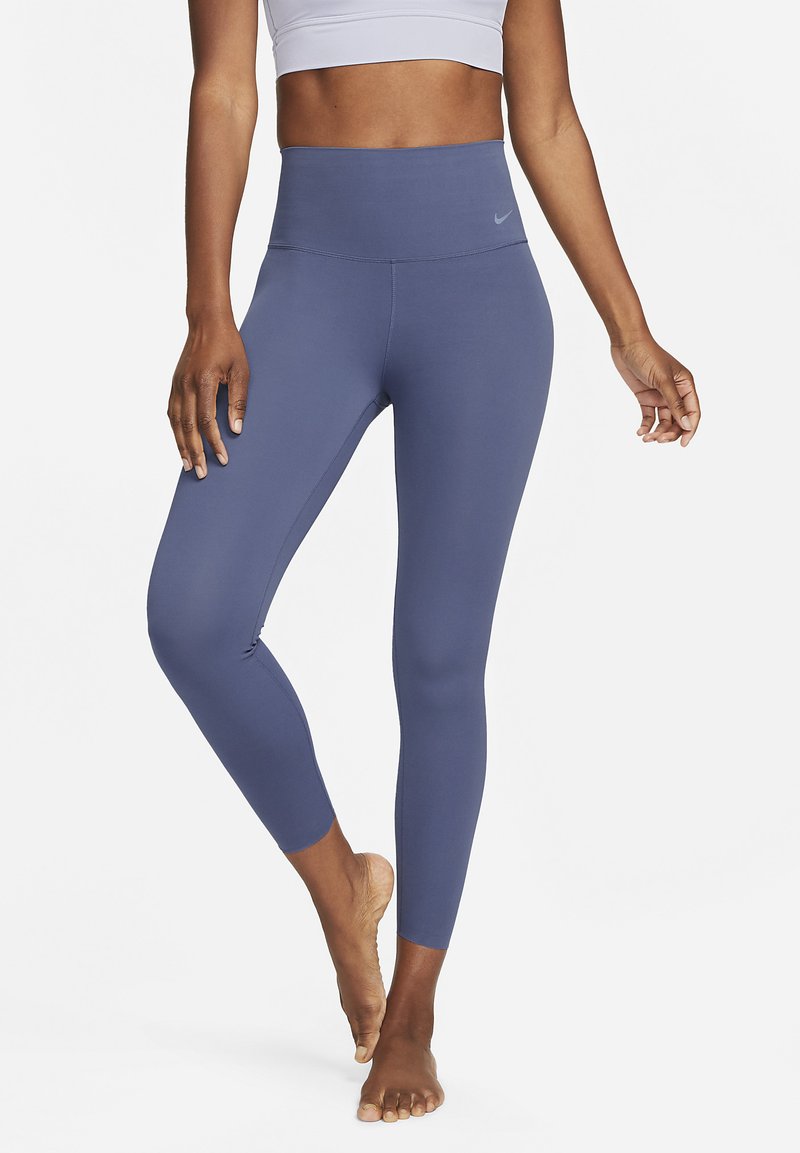 Nike Performance ZENVY HR 7/8 TGHT - Legíny - diffused blue black