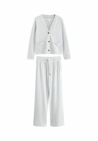 TALL FIT - COSY WAFFLE  SET  - Tygbyxor - grey