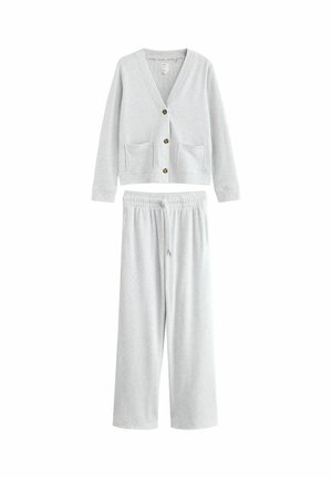 TALL FIT - COSY WAFFLE  SET  - Pantaloni - grey