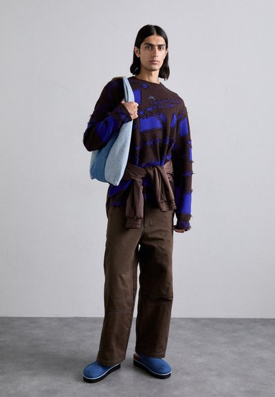 A-COLD-WALL* FRONTAGE CREWNECK UNISEX - Πουλόβερ - blue volt