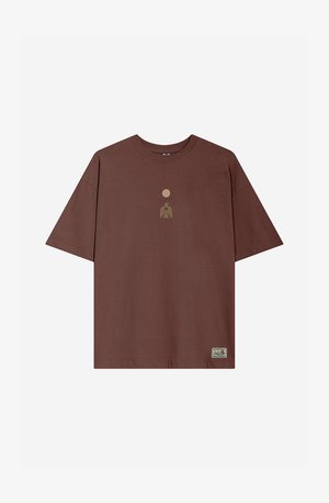 Kaotiko UNISEX - Marškinėliai su spaudiniu - brown