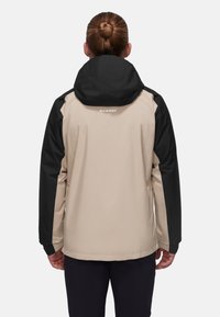 Mammut LIGHT 3IN1 HOODED - Giacca hard shell - savannah black