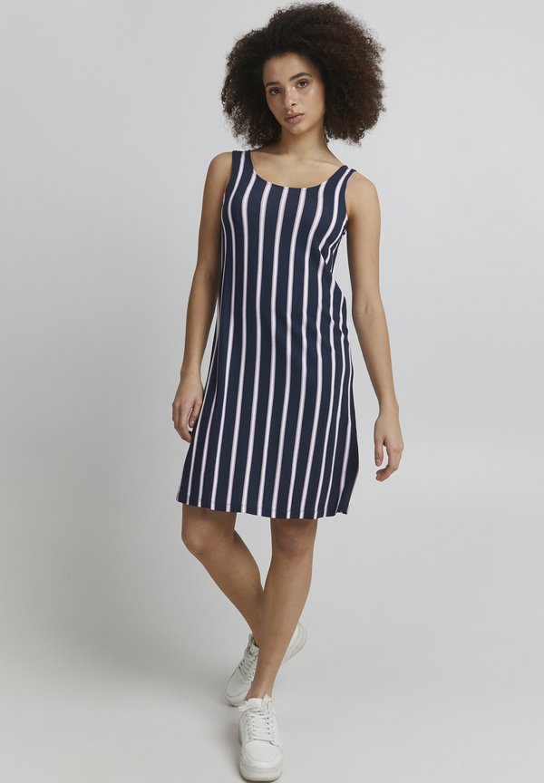IHLisa - Day dress - total eclipse stripe3