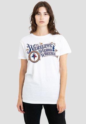 Cotton Soul, HARRY POTTER WEASLEYS SHOP - Print T-shirt - white