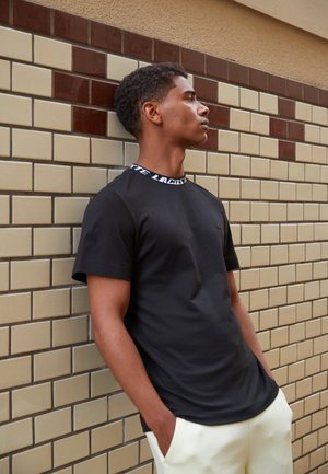 Camiseta estampada - noir