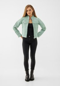 Bolongaro Trevor KELLY RACER - Kožená bunda - grayed jade