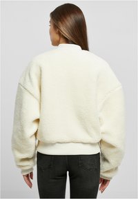 Karl Kani SIGNATURE OS COLLEGE - Fleecetakki - off white