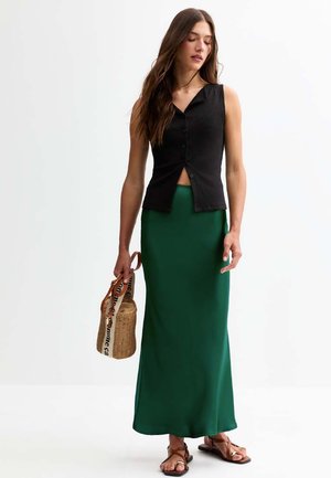 Maxi skirt - dark green